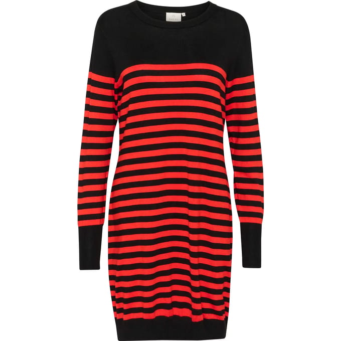 Gestreepte dames trui jurk KAFFE Astrid