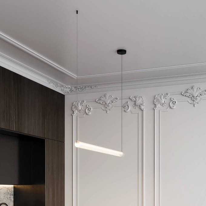 Wever & Ducré Lighting WEVER & DUCRÉ LED hanglamp Finelle 1.0 beige 2700K dimbaar