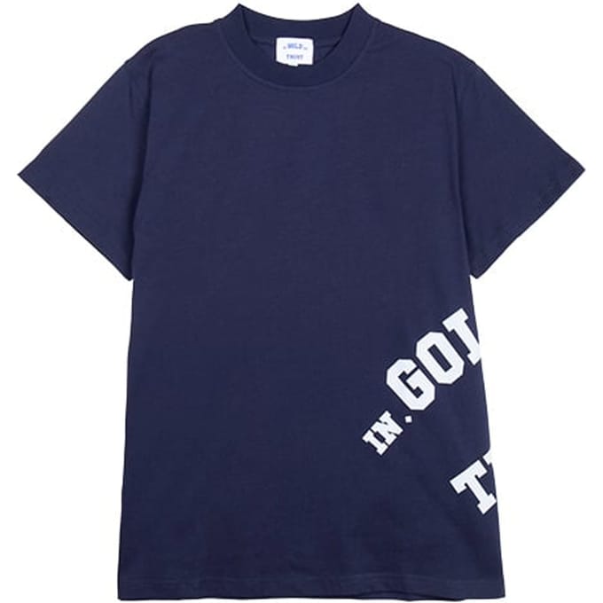In Gold We Trust The Screw Teeblue Größe: S | Hemden Outlet | Unisex | Blau