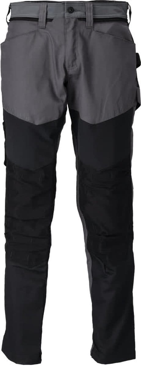 Mascot Customized Broek met kniezakken 22479-230 - steengrijs/zwart - C44 - 76