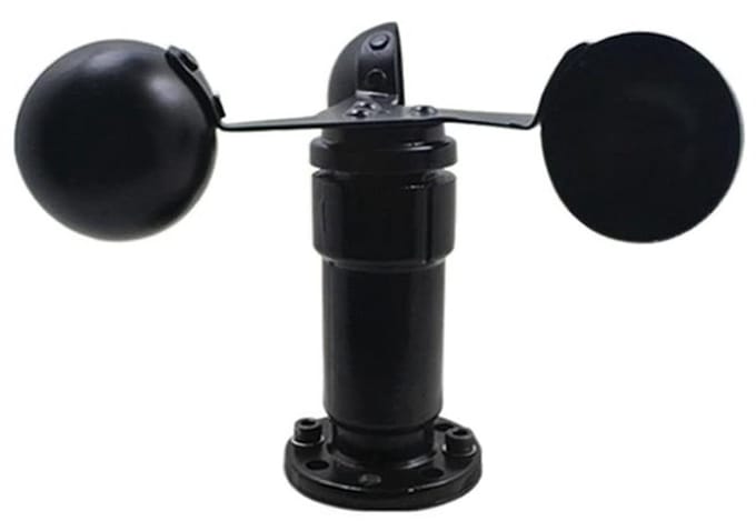Weerstation - Meteorologische zender - Weersomstandigheden meten - Draadloze buitensensor - 5-in-1 sensor - Wit