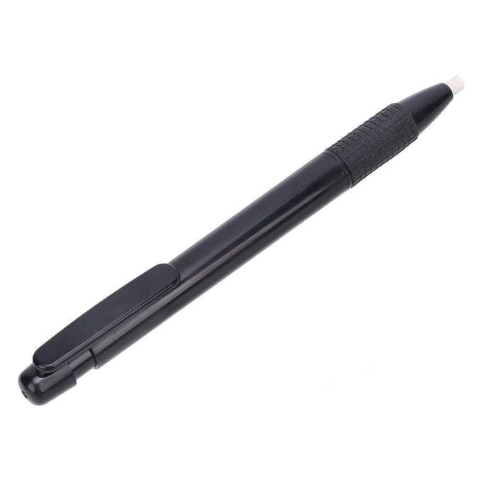 Mechanische Gumstift Intrekbare Gum in Penstijl met 5 Vervangende Vullingen voor Schrijven Tekenen black