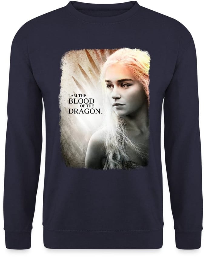 Game Of Thrones Daenerys Targaryen Citaat Sweater Heren