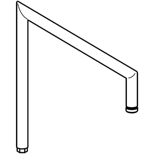 Hansa shower arm angular 59914045