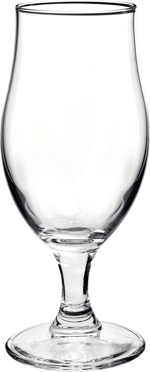 Bormioli Rocco Executive Bierglazen 39 cl / 390 ml Met Maatstreep | Set van 6 Stuks | Geschikt voor Speciaalbier | Glas | Vaatwasserbestendig