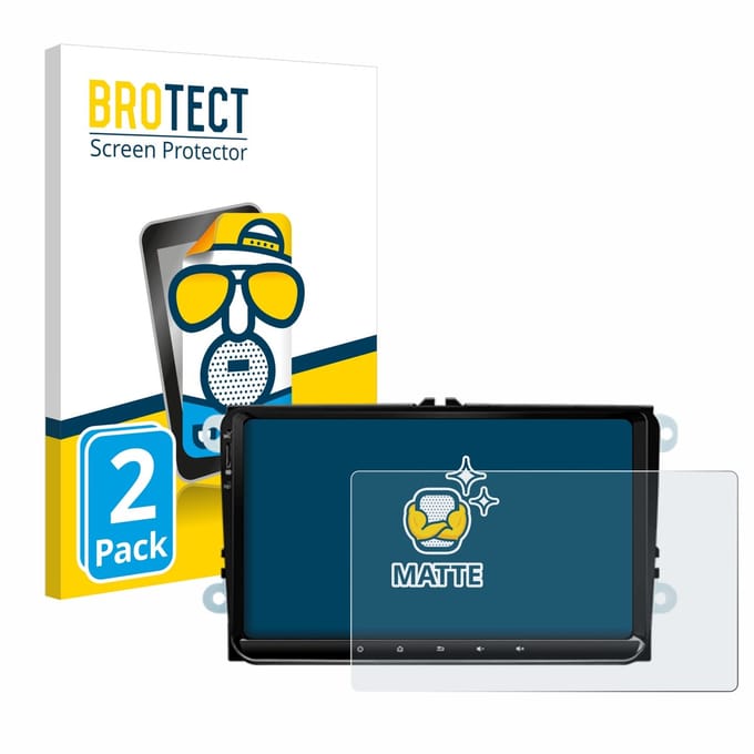BROTECT - Screenprotector voor Eonon 53 SE - Folie Beschermfolie matte 2 Stuks