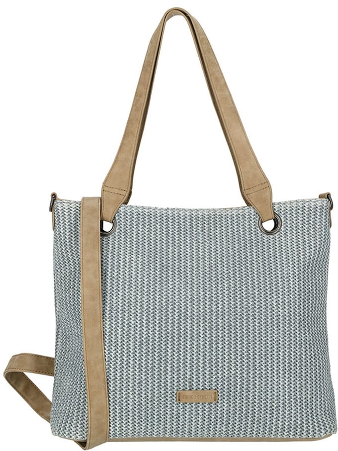 Enrico Benetti Rieten Shopper/Schoudertas Summer Jeans