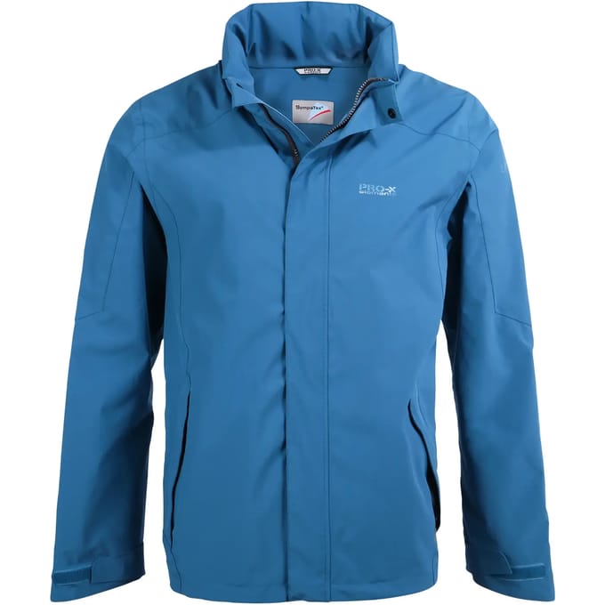 Pro-X Elements - Opbergbare regenjas voor heren - SKY SympaTex® - Havenblauw - maat M