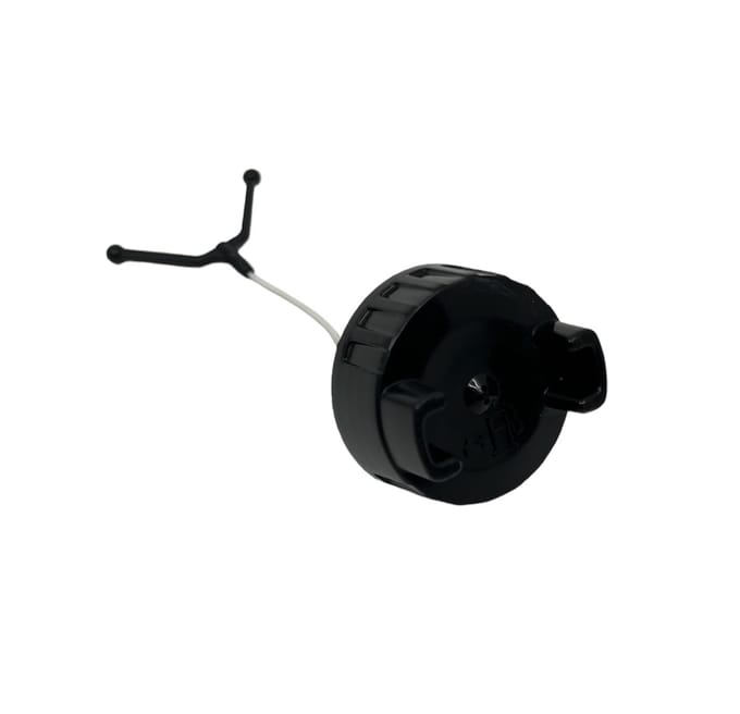 Tankdop compleet (zwart)