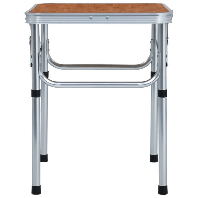 vidaXL - Campingtafel - inklapbaar - 60x45 - cm - aluminium