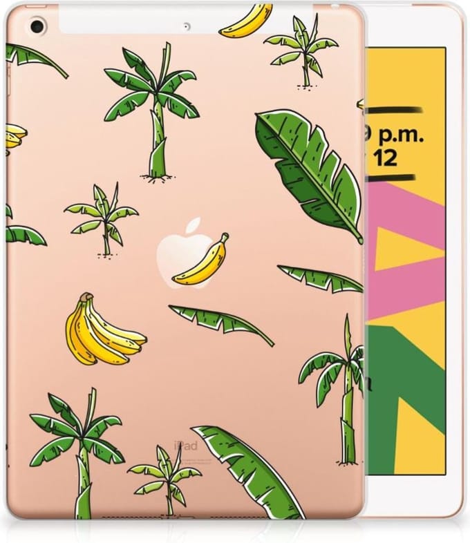 Apple iPad 10.2 | iPad 10.2 (2020) | 10.2 (2021) Siliconen Hoesje Banana Tree