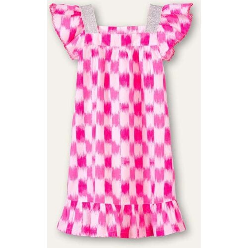 Oilily Doldy Jurk- maat140/10yr Fuchsia Rood
