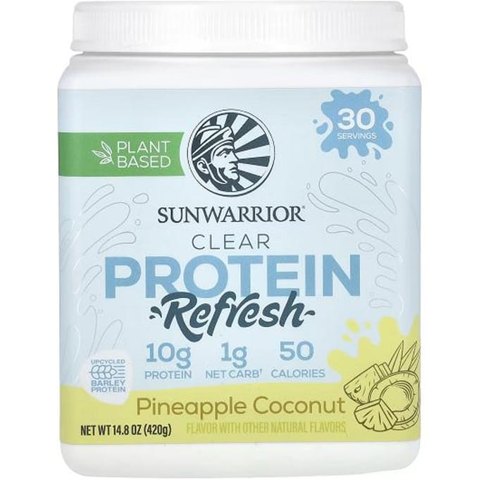 Sunwarrior, Clear Protein Refresh, Ananas Kokosnoot, 14,8 oz (420 gram)