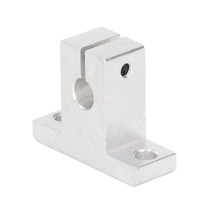 8 stuks Lineaire Bewegingsrail Klemstang Geleiding Ondersteuning Aluminium voor As 3D Printer Accessoire white