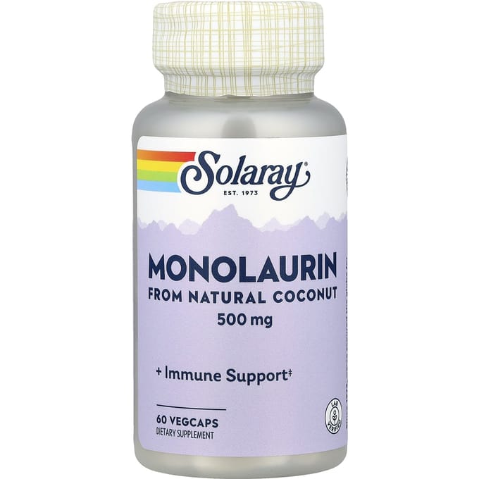 Monolaurine, 500Mg, 60 Veggie Capsules