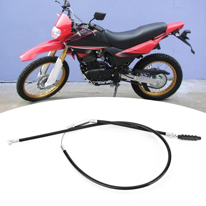 Zwarte Pit Dirt Stroke Fiets Verstelbare Motor Koppeling Kabel Past voor 110cc 125cc 140cc 4Takt black