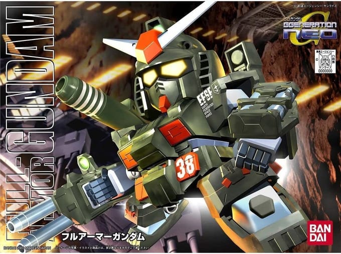Bouwpakket SD Gundam Modelkit 8cm - Eenvoudig te Monteren
