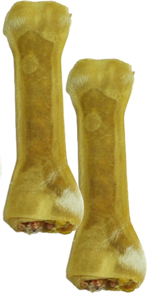 Boomy - Hondensnacks - Kauwbot hond - Beef Bone met bullepees en collageen - 12cm - 2 x 2st