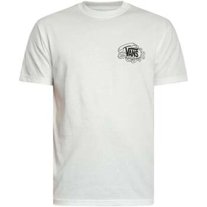 T-shirt Korte Mouw Vans Hot Lines Back Graphic T-shirt
