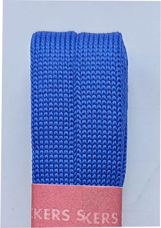 Strickers Veter - Blauw - Plat - Lengte 120 cm - Breedte 9 mm - Schoenveter