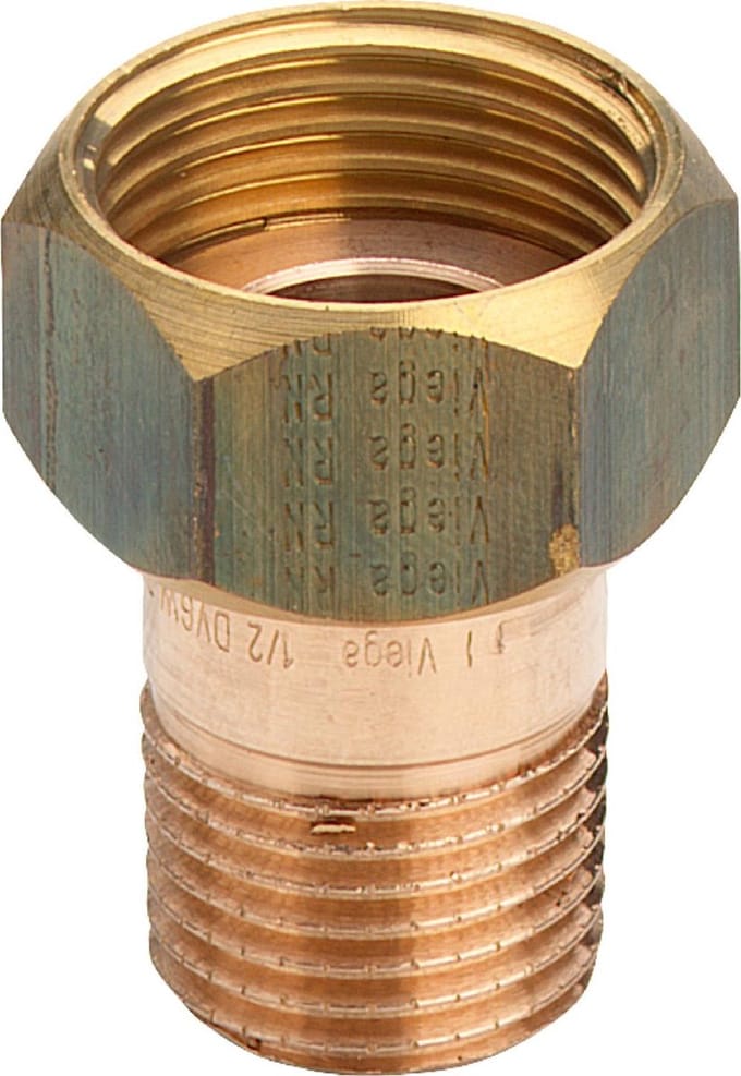 Viega Aansluitkoppeling, R 3/4, G 1 roodkoper of siliciumbrons model 3335, 320249