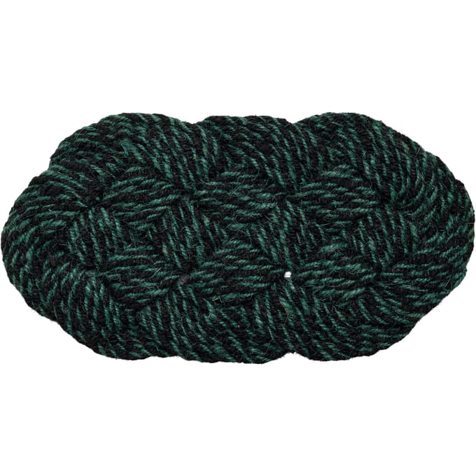 HAY Coco deurmat Swirl - HAYCocoGreenAndBlack