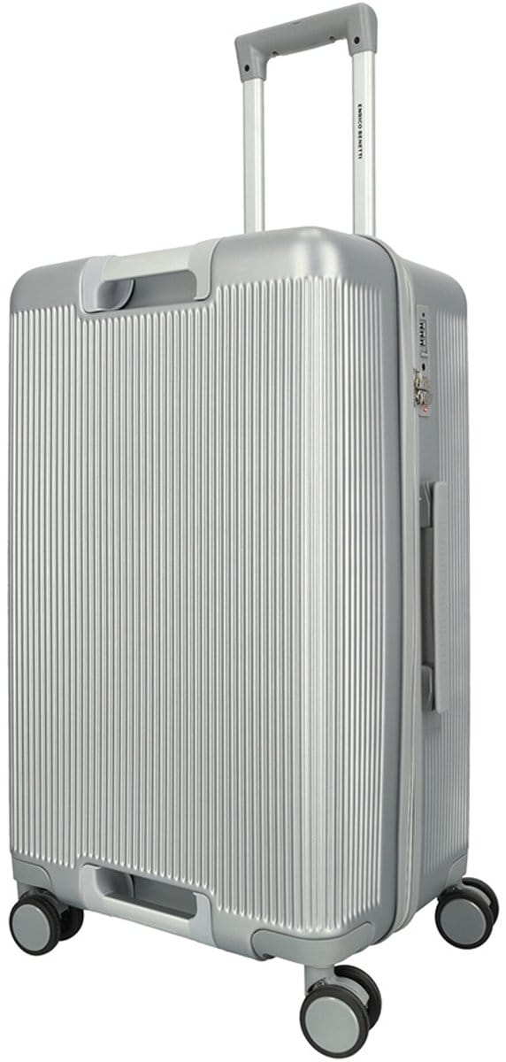Enrico Benetti Seattle Middelgrote Koffer 66 cm - 70 liter - Zilver