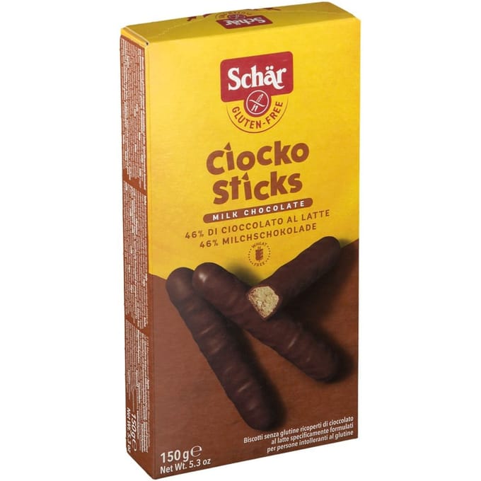 Schar Chiocko Sticks Glutenvrij 150g 6544 Revogan