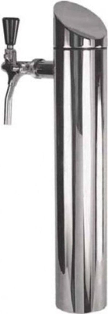 Tapzuil - Bierzuil - Biertapzuil - Tapbiertoren - Beertower - mat geborsteld, 2-kraans