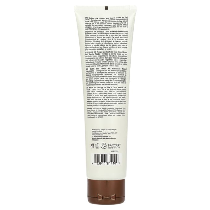BIOSILK Silk Therapy with Natural Coconut Oil Curl Cream Haarcrème & stylingcrème Dames 148 ml