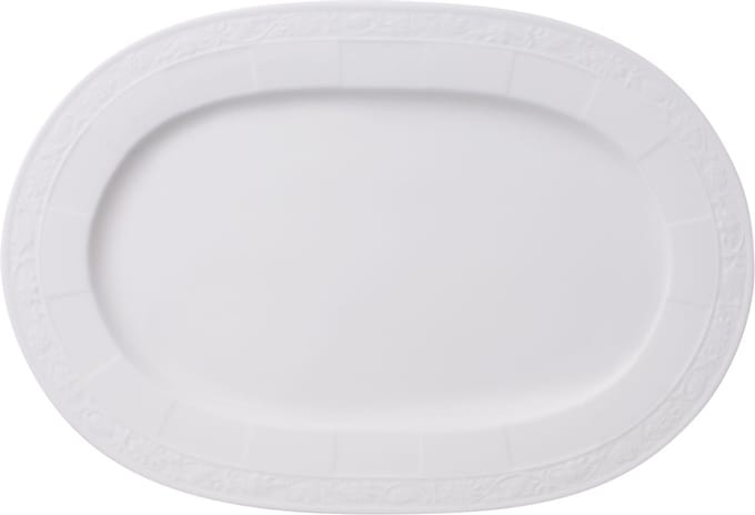 Villeroy & Boch White Pearl Serveerschaal Ovaal 35cm