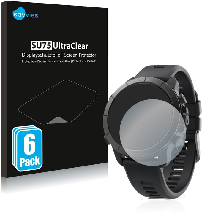 Savvies - Screenprotector voor Wahoo Elemnt Rival - Folie Beschermfolie transparant 6 Stuks