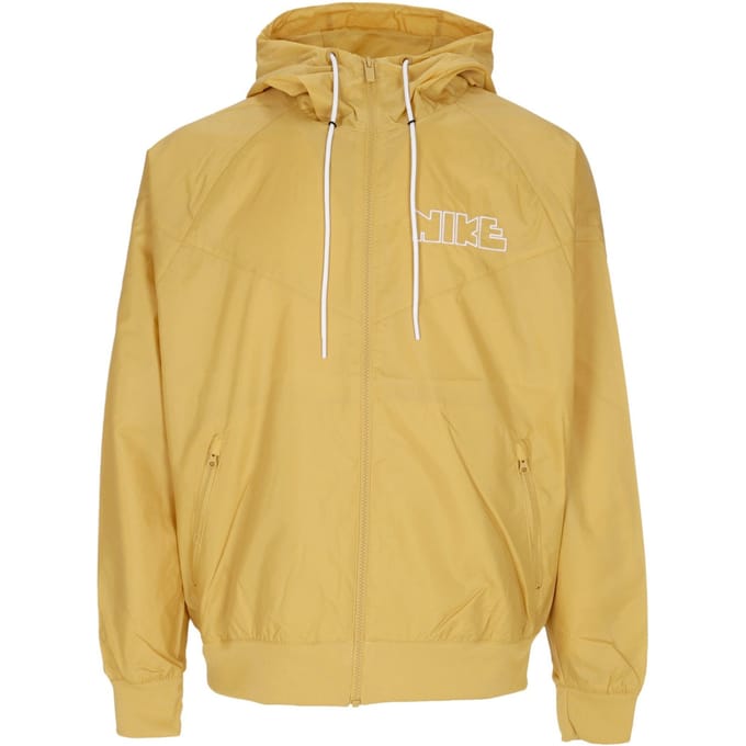 Windrunner windjack voor heren, geweven gevoerd, tarwegoud/tarwegoud/tarwegoud/wit