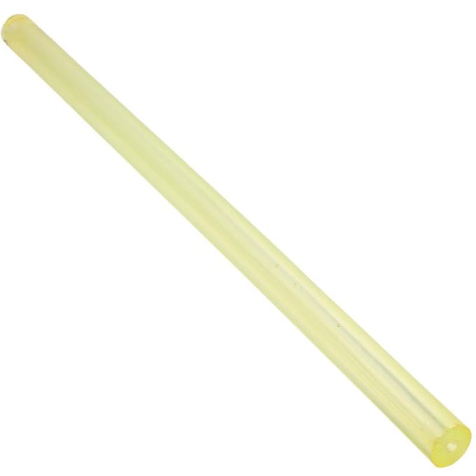 Hoge Kwaliteit Polyurethaan Ronde Holle PU Staaf Geel 25mm Buitendiameter 8mm Boring 500mm Lang