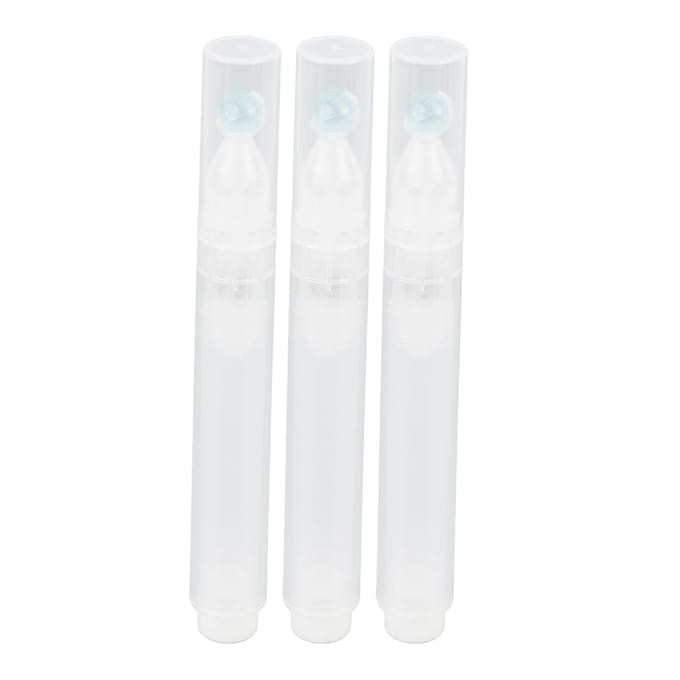 3 stuks 7 ml Lege Oogcrème Rollerflesje Oogserum Etherische Olie Container met Rollerbal en Dop white
