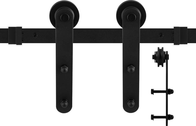 schuifdeursysteem Varsi zwart 150 cm