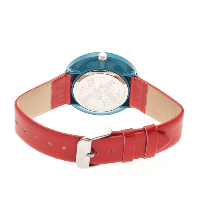 Crayo Prestige Uniseks horloge - groenblauw/rood