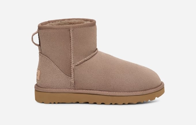 UGG® Classic Mini II for Women in Brown, Size 3, Twinface/Polyester/Leather