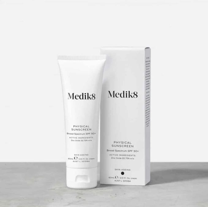 Medik8 FYSISCHE ZONNEBRANDCRÈME Anti-Pollution Breed Spectrum SPF 50 60 ml
