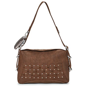 Desigual schoudertas New Patch 2 Shoulder Bag Chocolate donkerbruin