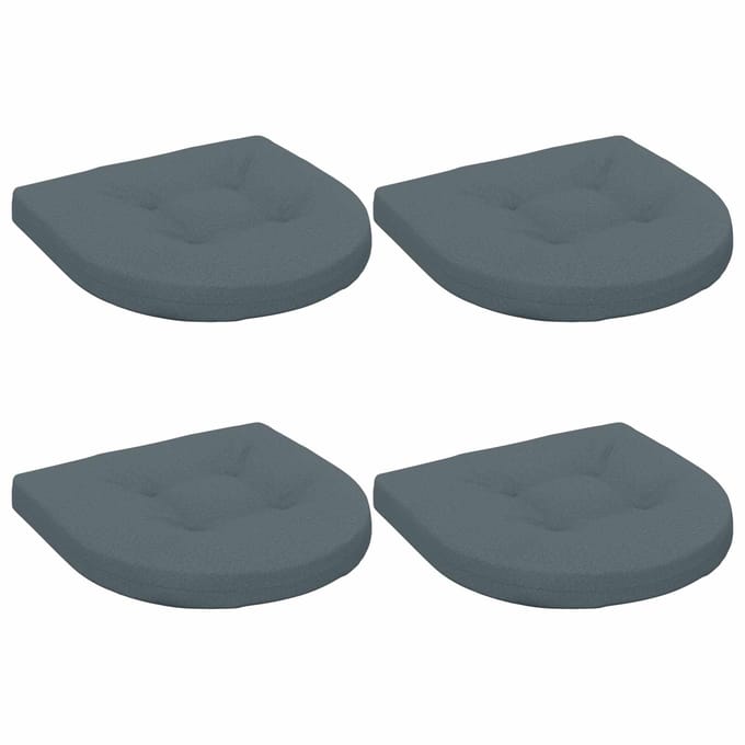 vidaXL - 4-Piece - Zitkussens - 4 - st - 100% - Polyester - Blauw - 45 - x - 45 - x - 5 - cm
