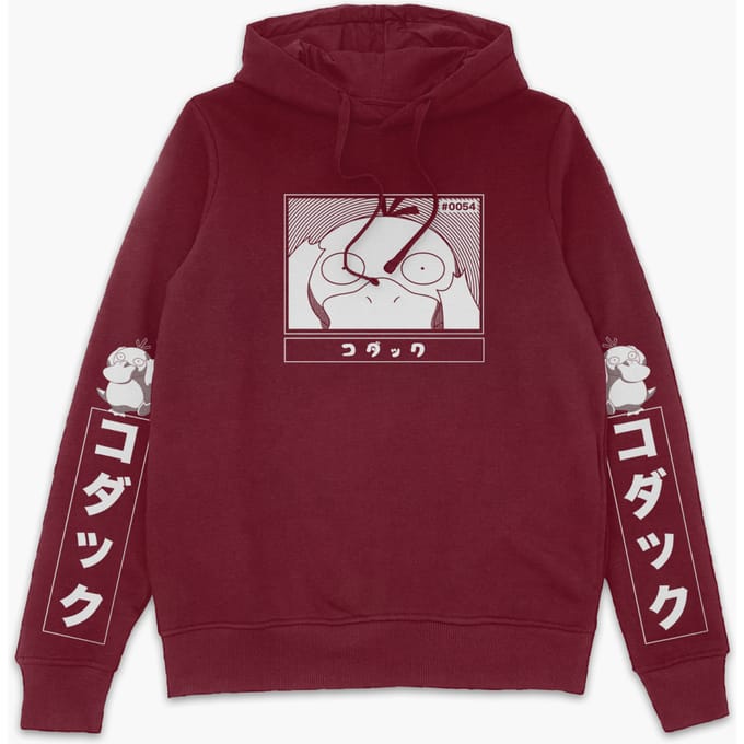 Pokémon Psyduck Hoodie - Burgundy - M