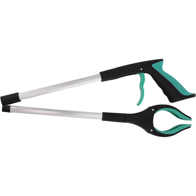 Outil Pince Atteignable Pliable Léger Rotatif Multifonctionnel Pratique Pince à Déchets vert