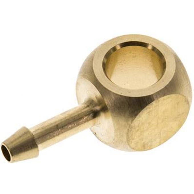 4 mm & G1/8'' Messing Banjobout met Slangpilaar [2 Stuks]