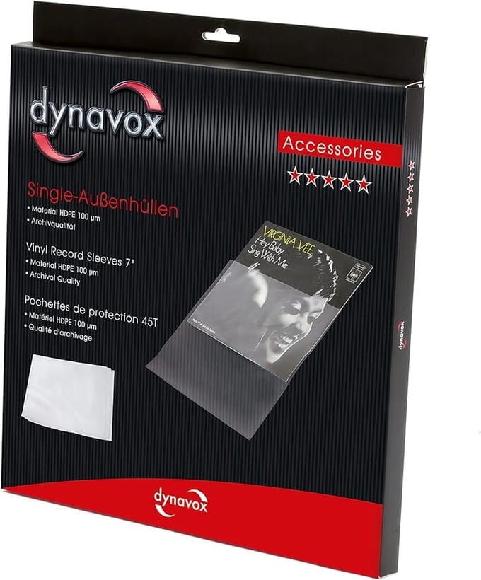 Dynavox hoezen voor singeltjes 50 stuks | Bewaar je single veilig en netjes