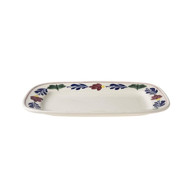 Boerenbont Schaal Plat Rechthoekig - 25x18cm