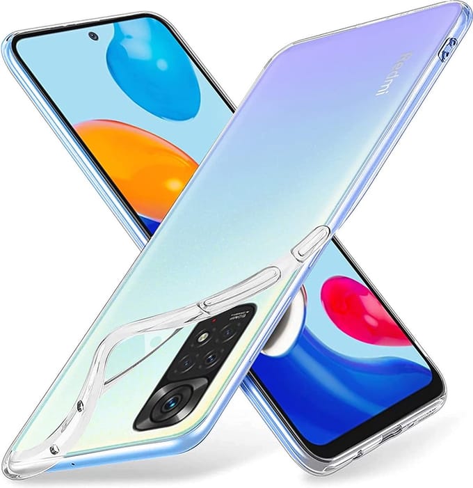Hoesje voor Xiaomi Redmi Note 11 / Redmi Note 11S backcover Shockproof siliconen Transparant