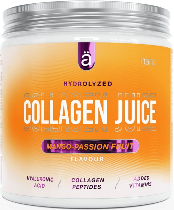 NanoSupps Collagen Juice (300g) Mango-Passion Fruit - Eiwitten - Collageen