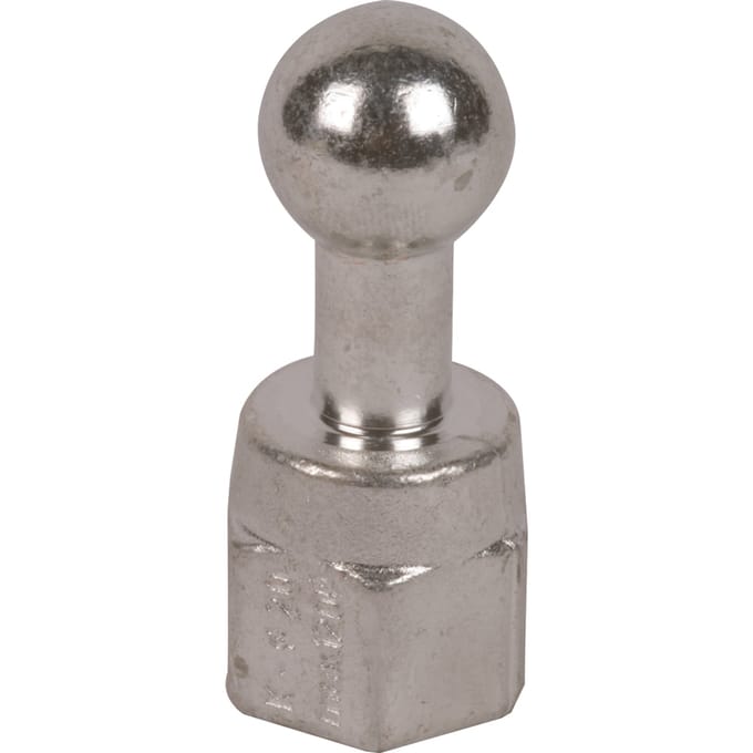 Dehn vaste kogelpunt recht M10 20mm binnendraad - 754205