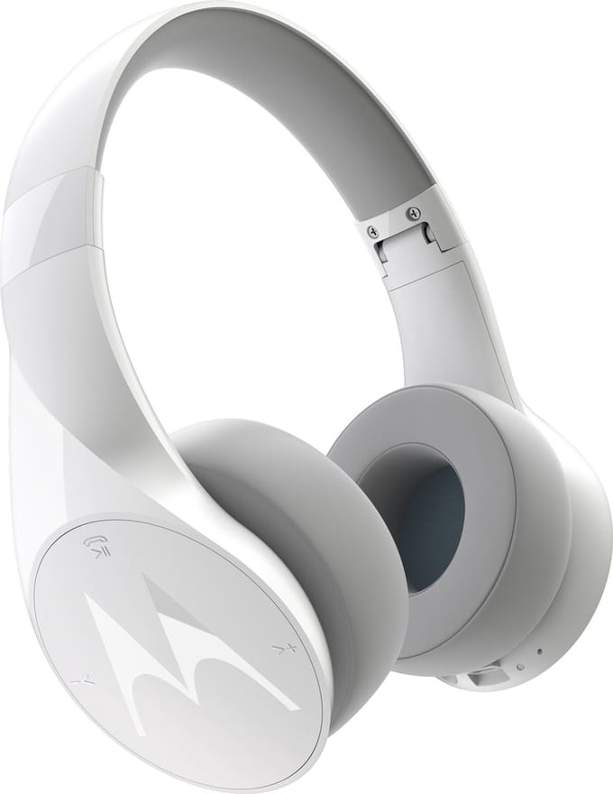 Motorola Pulse Escape - Draaloze Over-ear Bluetooth Koptelefoon - Microfoon - Waterbestendig - Wit